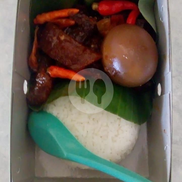 Nasi Gudeg Sambal Goreng Telur (Dos Kecil) menu Gudeg Ayu, Sukoharjo