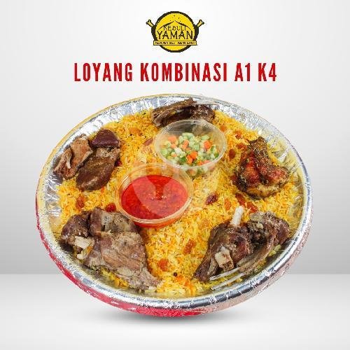 Kebuli Loyang Sedang Kombinasi (A2 K3) menu Kebuli Yaman, Pejuang - Kota Harapan Indah