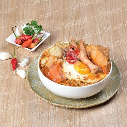 Seblak Komplit Tulangan + Ceker menu Seblak Smaput 19, Ciracas