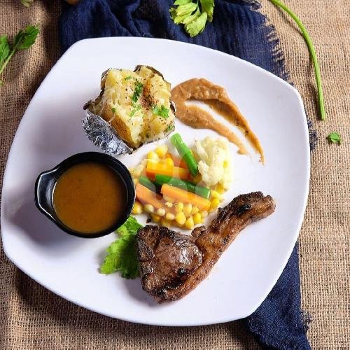 Australian Lamb Chops (Single) menu Waroeng Steak Bledek (WSB), Jiwan