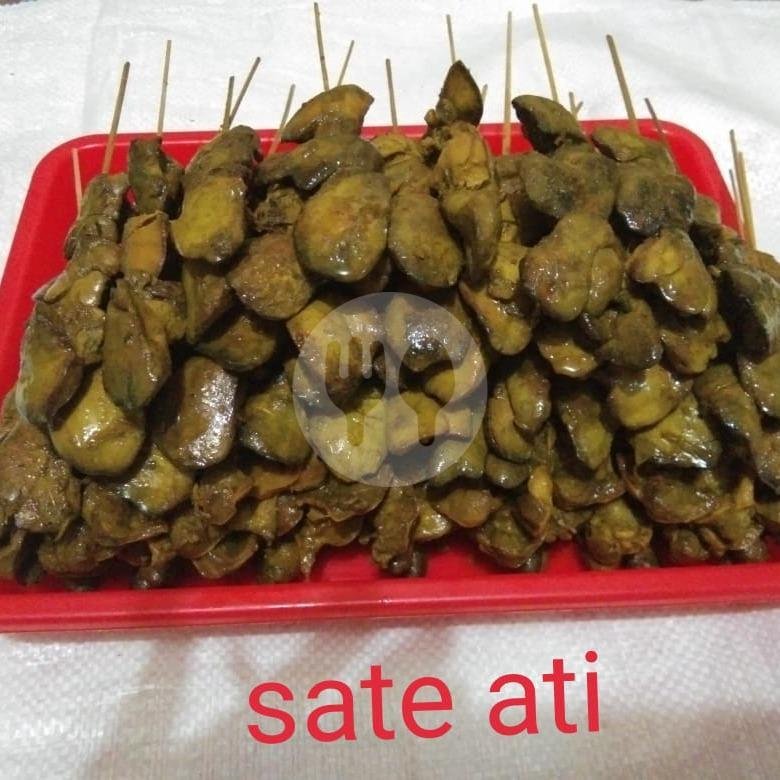 Sate Ampela menu Bubur Ayam Grup SP Bang Kosim, Beji