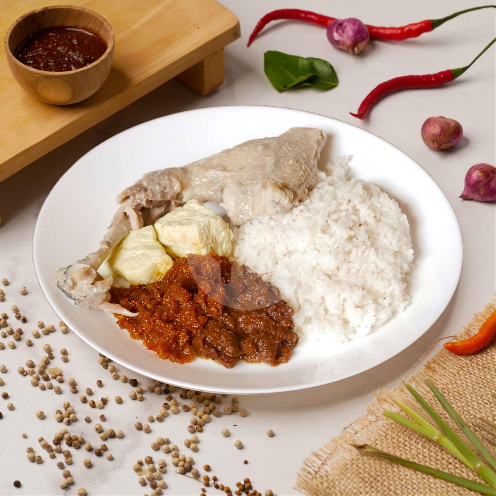 Ng Telor Rames menu Gudeg Banda, Riau