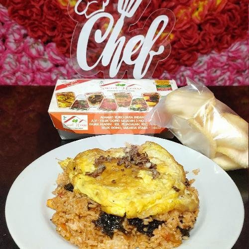 NASI AYAM BAKAR PAK TUO VEGAN menu Sweet House Vegetarian, Teluk Gong Sel. 3