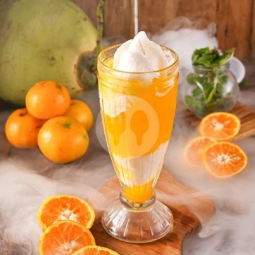 Es Puter Klapdur Besar menu Soto Betawi Bang Kubil, Kelapa Gading