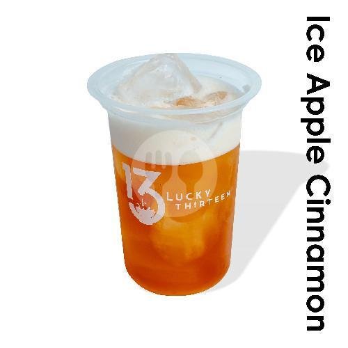 Iced Apple Cinnamon menu Lucky 13 Coffee, Graha Padma