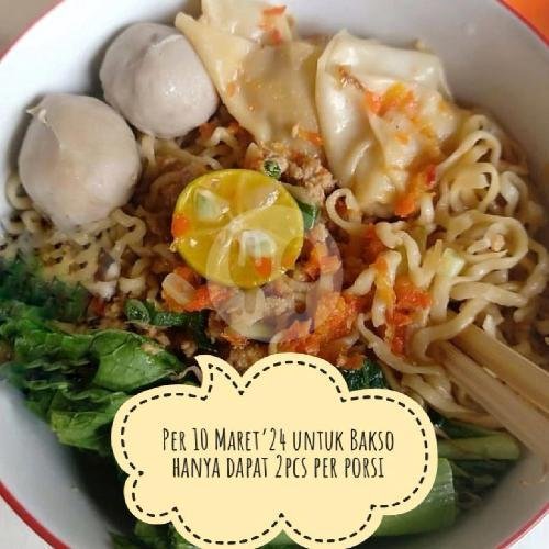 Paket Mie Ayam + Tahu Kok menu Mie Ayam Bangka Afui, Sasana Budaya