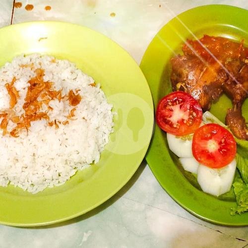 Nasi + Ayam Tulang Lunak menu Pecel Lele Lumintu 786, Dayeuh Kolot