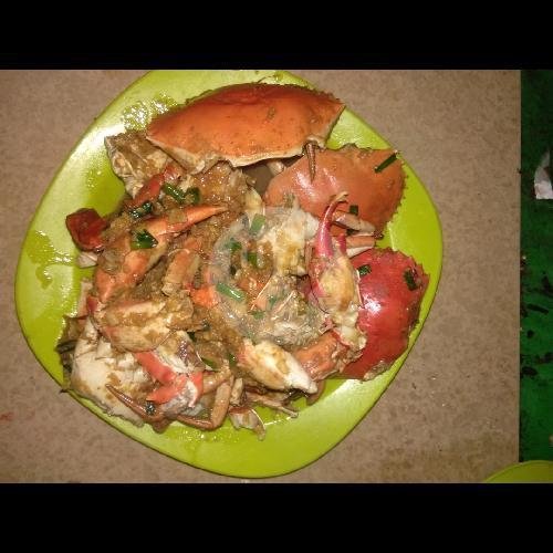 Kepiting Super Goreng Bawang Isi 2 Ekor menu Super Gizi Oscar Seafood, Komplek Ruko Wonokitri