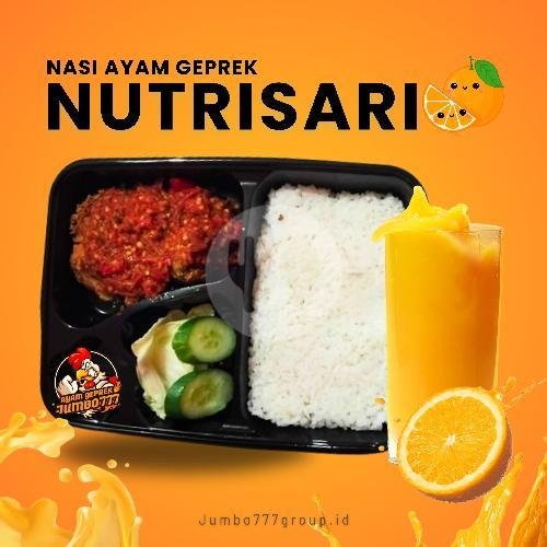 Indomie Geprek Sambel Bawang menu Ayam Geprek Jumbo 777, Kopo Raya