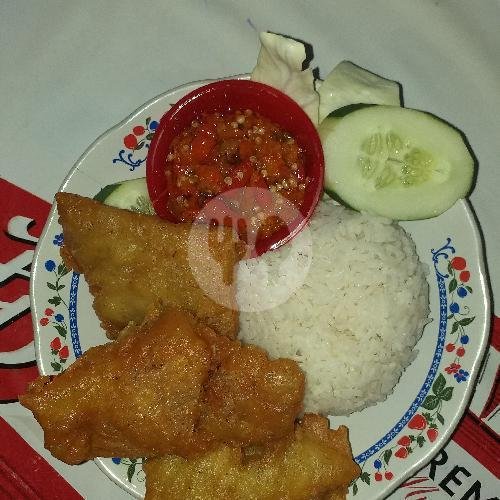 Nasi Usus Kuah Pedas menu Warung Geprek Bu Retno, Pemandian
