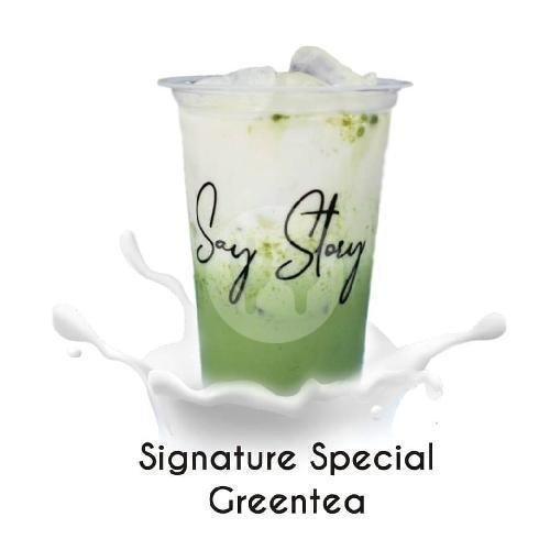 Ice Signature Chocolate Taro menu Say Story, Merkuri