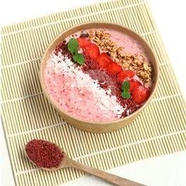 Smoothie Bowl Strawberry (164 Kal) menu Salad Sae, Mertoyudan