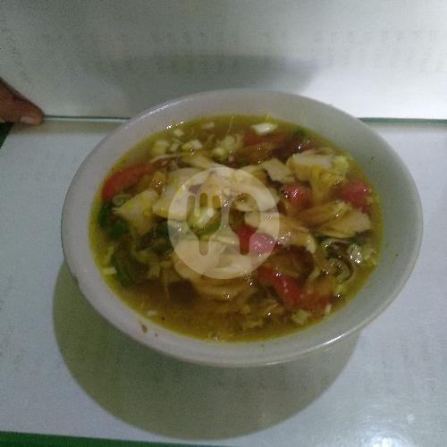 Es Jeruk menu Soto Tangkar Kang Jaya, Klender