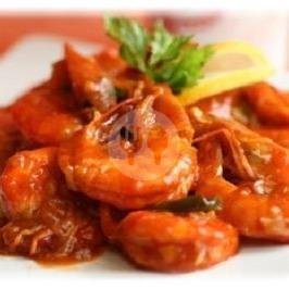 Udang Goreng Telur Asin menu Dapur Seafood Cilacap DSC, Kendeng
