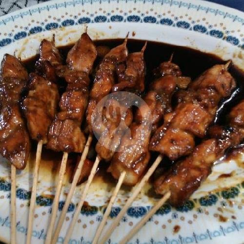 Paket Sate Ayam Dan Lontong menu Kedai Sate Madura Permata, Permata Biru