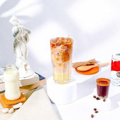 Kopi Susu Realis menu Pas Podjok Coffee & Eatery, Sewon Bantul