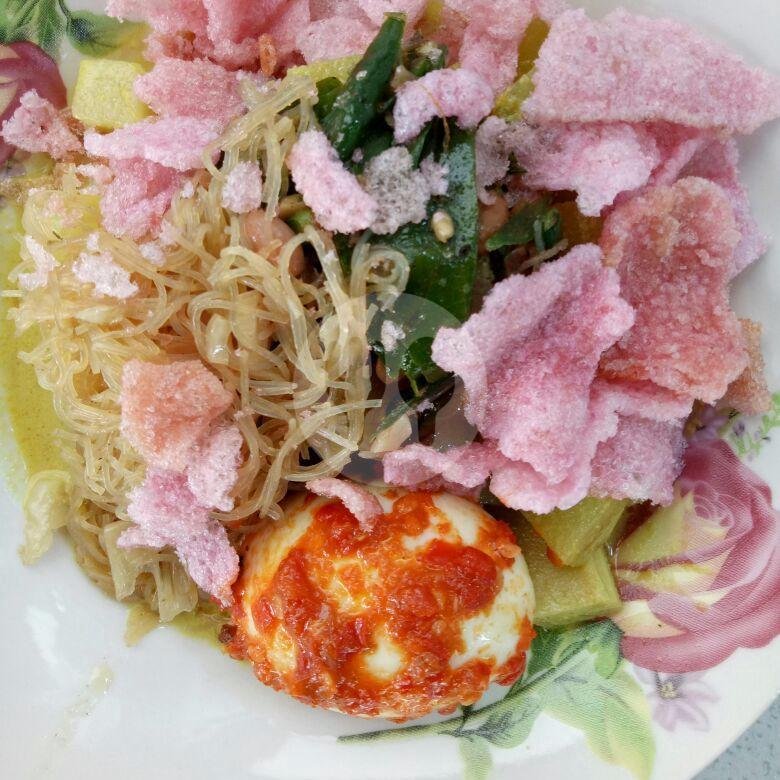 Nasi Gurih + Dendeng/Rendang menu Lontong Medan Ma' Gopi, Pulo Sirih Barat
