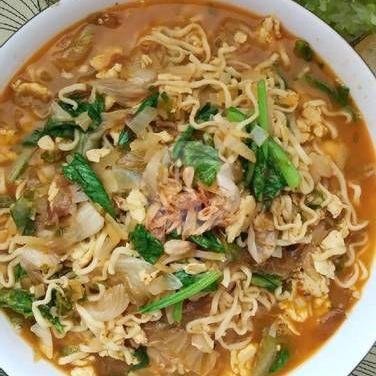 Mie Kuah Dokdok menu Ayam Geprek Cang Teteh, Batu