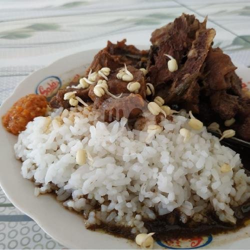 Nasi Rawon Daging menu Rawon Balungan Chaska H. Mufid, Pakal