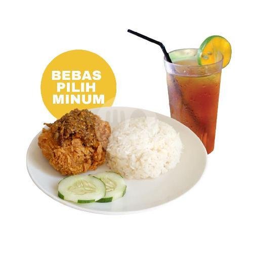 Ayam Kampung Komplit Minum menu Ayam Geprek Cip Cip, Ketintang