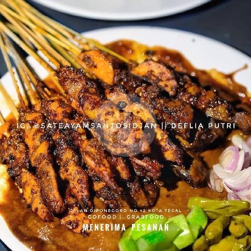 Sate Ayam 5 Tusuk menu Warung Sate Ayam Santo Sidjan, Diponegoro