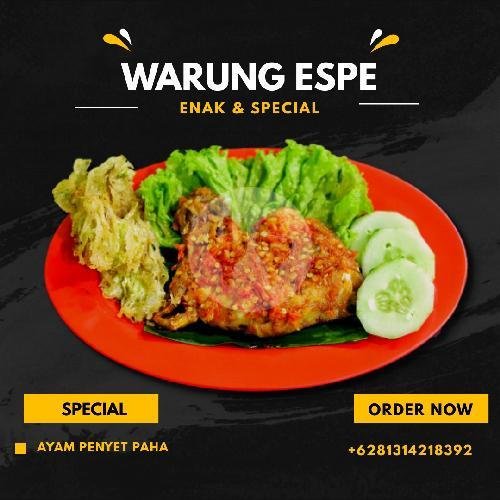 AYAM GORENG KREMES PAHA menu Warung Espe, Jebres