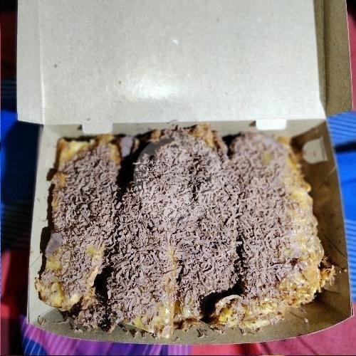 Pisang Goreng Tanduk Susu+Greentea menu Pisang Goreng Tanduk Kedaton, Jl Panjaitan Madiun