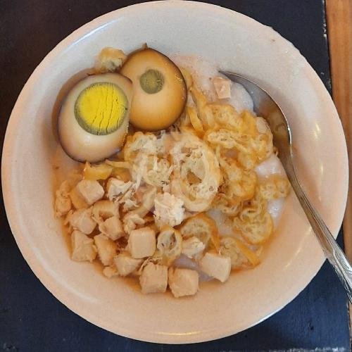 Bubur Apel 1 Porsi menu Bubur Ayam PMI 79, Aceh