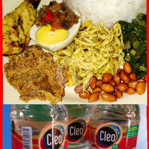 Paket cleo + sate menu Masakan Bali Mbak Ira, Blimbing
