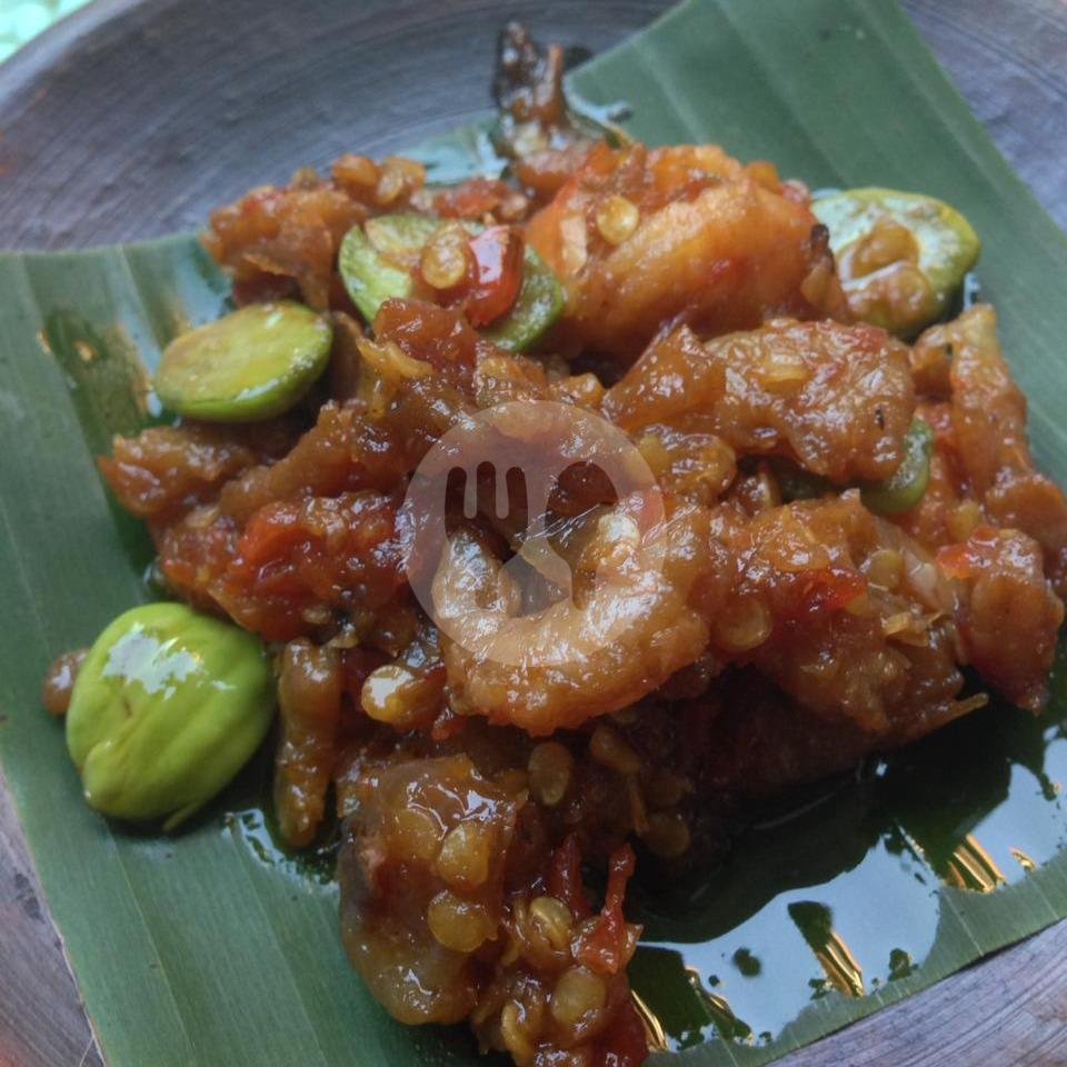 Sambel Trasi menu Pawon Enduls, Mondorakan