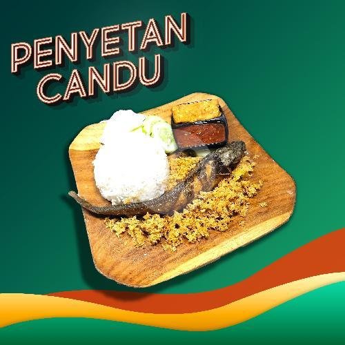Nasi Lele Bakar Candu menu Penyetan Candu, Pandega