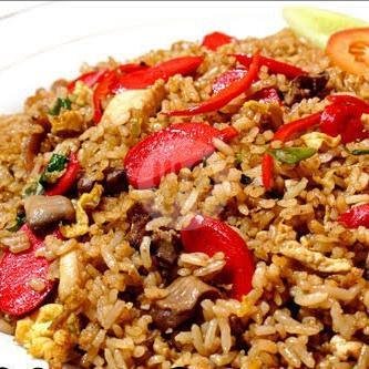 Nasi Goreng Pete menu Nasi Goreng El-Syifa' Gang Atas, Kebagusan
