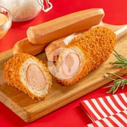 Corndog ORI Full Sosis menu Seblak Corndog Dan Jebbew, Tanah Baru