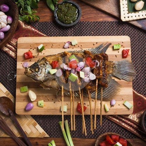 Gurame Sate Renyes menu Tabulla Rasa, Dapur Oleh Pondok Ikan Cianjur, Bandung Kulon