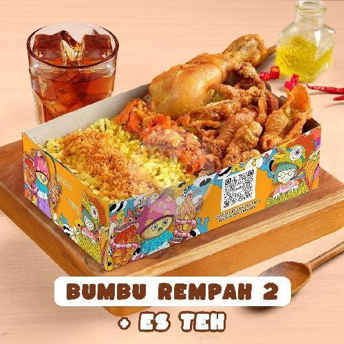 Bumbu Rempah 3 menu Nasi Kulit Syuurga, Griya Shanta