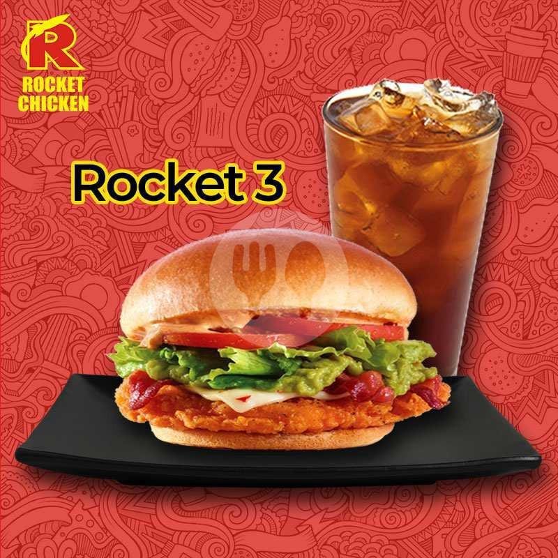 Rocket 4 menu Rocket Chicken, Astanajapura