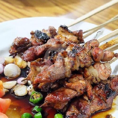 10 Tusuk Sate Kulit Ayam menu Sate Ayam Pa Amir, Tanah Abang