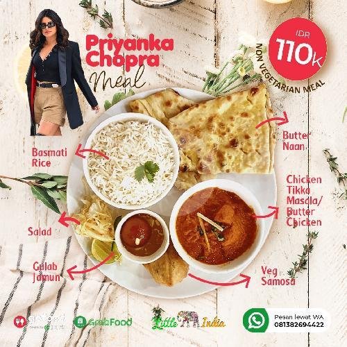 1 Ekor Ayam Tandoori + Nasi Mandhi menu Little India Restaurant, Indian Food Mega Kuningan