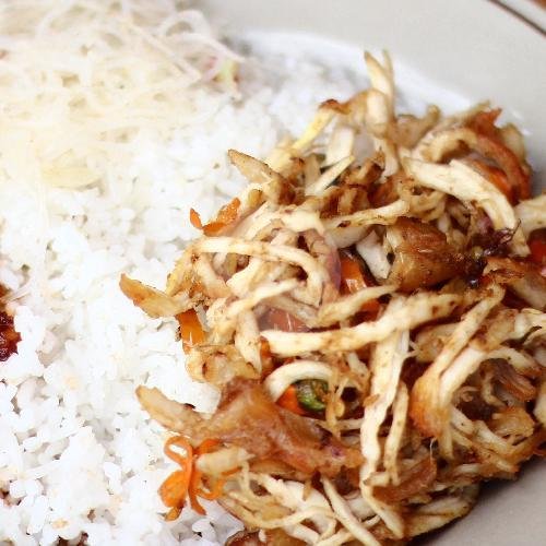Nasi Gongso Ayam menu Burjo Holic 1, Tirto Agung