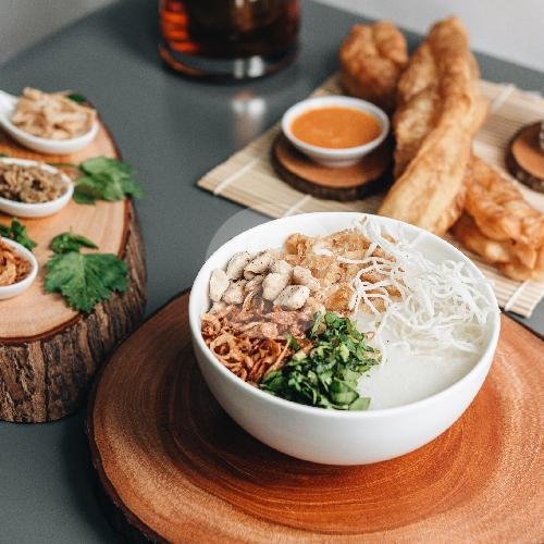 Bubur Porsi Jumbo menu Bubur Ayam Monas Acung, Raden Patah