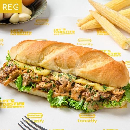 REG Beef Cheese Original menu Toastify Sandwich, Bandung Wetan