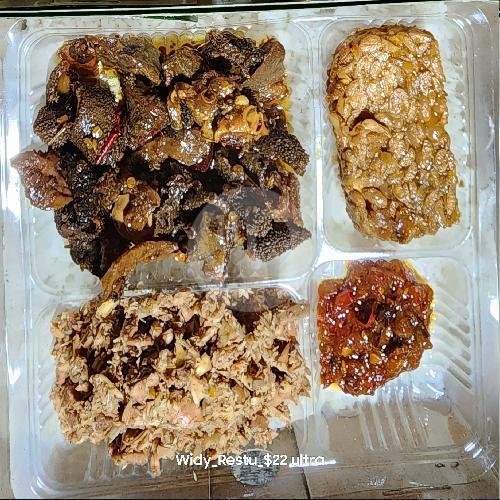 NASI AYAM BAKAR SANTAN + TELUR ASIN menu Wrm. Restu Ibu, Slamet Riyadi