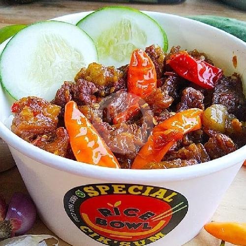 Ricebowl Chicken Teriyaki (TIDAK PEDAS) menu Rice Bowl Cik Sum, Prajenan