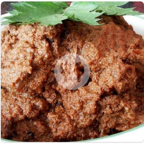 Nasi Box Rendang Ati Sapi menu Rumah Makan Padang Minang Ria, Kusumanegara