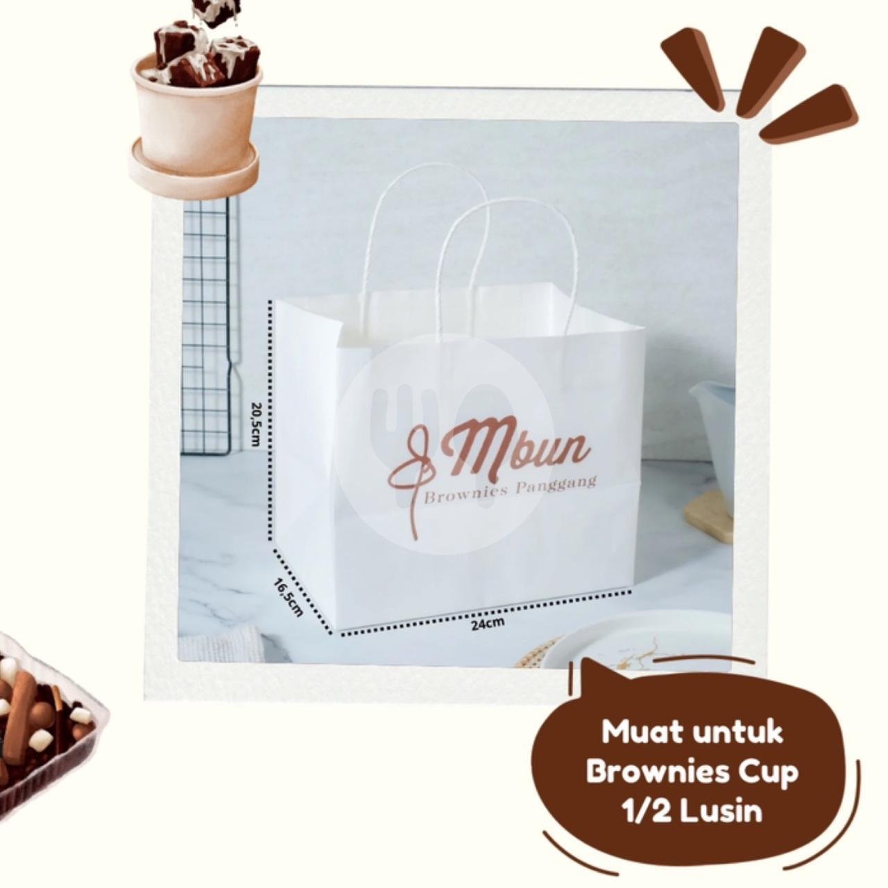 Paper Bag - B menu Mbun Brownies Panggang, Bintaro