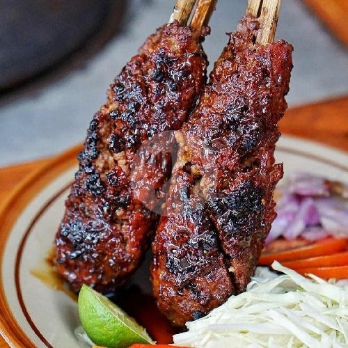 Sate Daging Porsi Besar 10 Tusuk menu Sate Buntel Badran, Badran Purwosari Laweyan