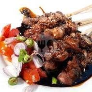 Sate Ayam 10 Tusuk + 2 Lontong menu Warung Sate Madura H. Cak Dul