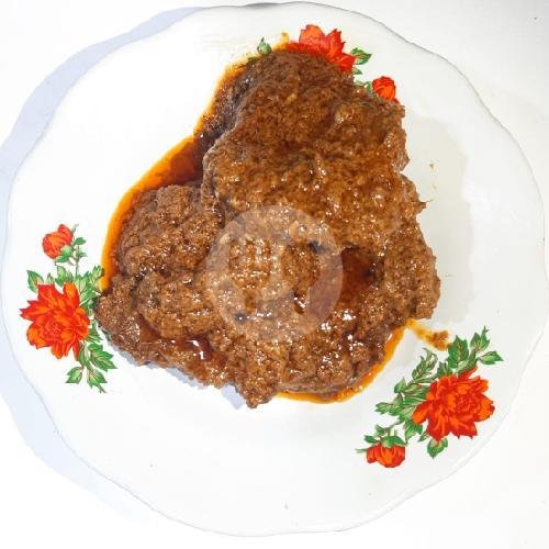 Nasi Gulai Kikil komplit + free es teh manis menu Rumah Makan Pusako Minang, AH Nasution