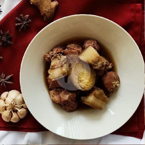 Telur Kecap menu Babi Cik Ninik, Tambak Windu