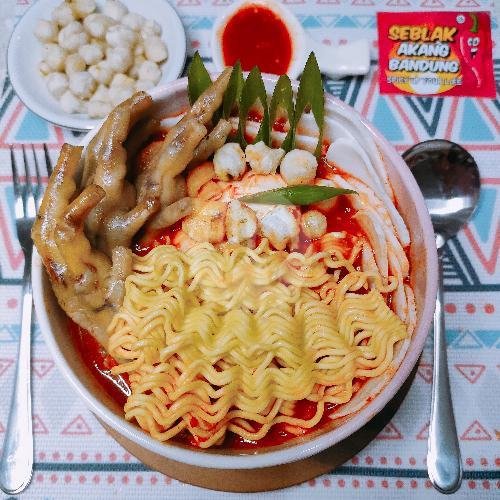 Seblak Mie Bakso menu Seblak Akang Bandung Gajah Raya, Gayamsari